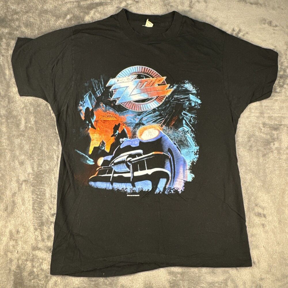 ZZ TOP Band Vintage 1990‎ 1991 T-Shirt XL Recycler World Tour